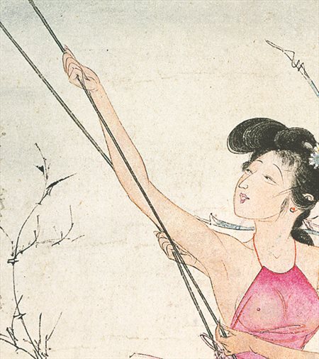 琼结县-胡也佛的仕女画和最知名的金瓶梅秘戏图
